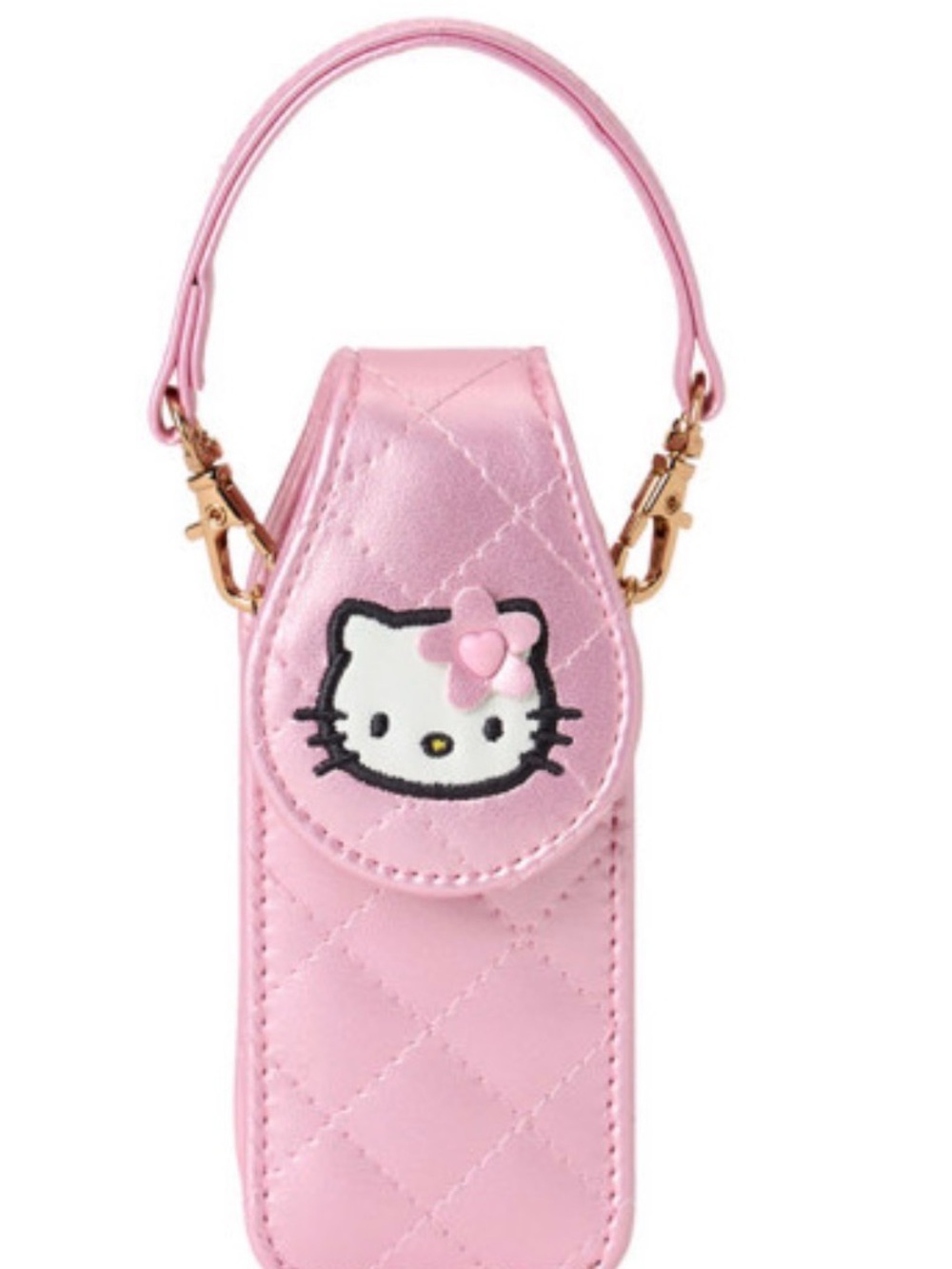 Brand new Pink Hello Kitty quilted case with handle #kawaii #sanrio